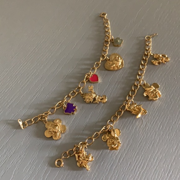 Disney Other - Vintage Disney charm bracelets